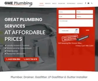 Gmeplumbing.com(GME Plumbing) Screenshot