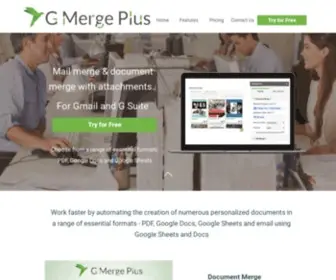 Gmergeplus.com(G Merge Plus) Screenshot
