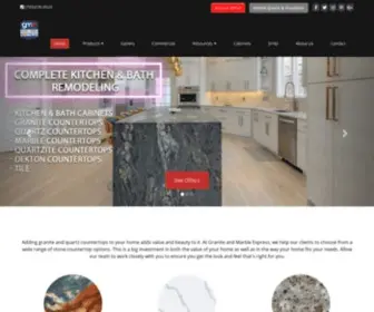 Gmexpress.com(Granite Countertops fabricator & installer) Screenshot