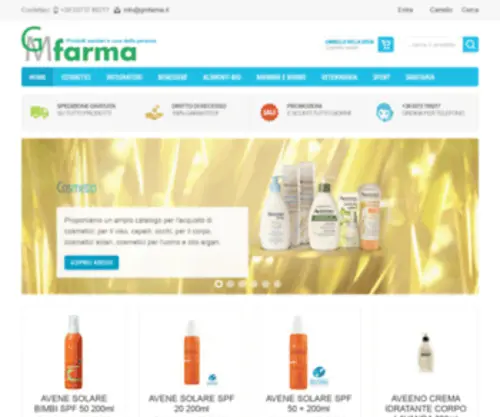 Gmfarma.it(Ecommerce di prodotti sanitari e cura della persona) Screenshot