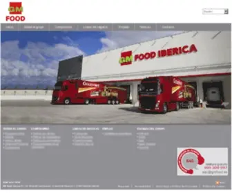 Gmfood.es(Distribución mayorista de alimentación en España) Screenshot