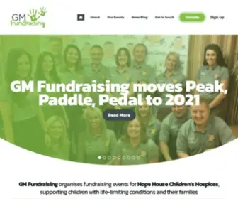 Gmfundraising.co.uk(GM Fundraising) Screenshot