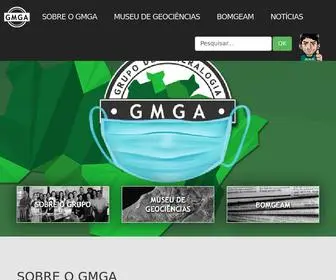 Gmga.com.br(Grupo de Mineralogia e Geoquímica Aplicada) Screenshot