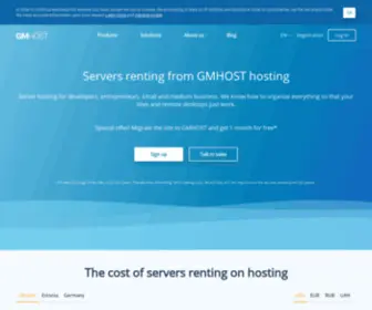 Gmhost.com.ua(Хостинг серверов) Screenshot