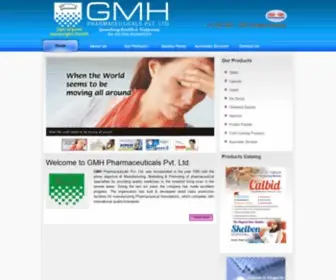 GMHpharma.com(GMH Pharmaceutical Pvt. Ltd) Screenshot