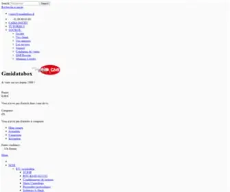Gmidatabox.fr(Produits de communication de données informatiques et industrielles GMI) Screenshot