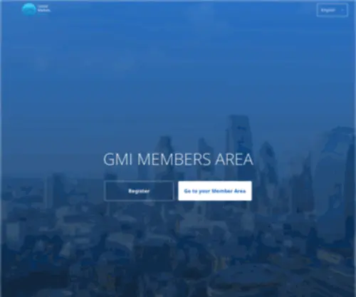 Gmimarkets.biz(Members Area) Screenshot