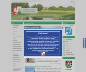 Gminadamaslawek.pl(Damasławek) Screenshot