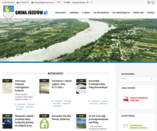 Gminajozefow.pl(Gmina) Screenshot