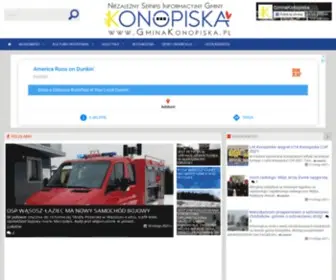 Gminakonopiska.pl(Gmina Konopiska) Screenshot