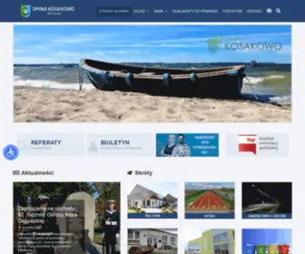 Gminakosakowo.pl(Gmina Kosakowo Warto tu by) Screenshot