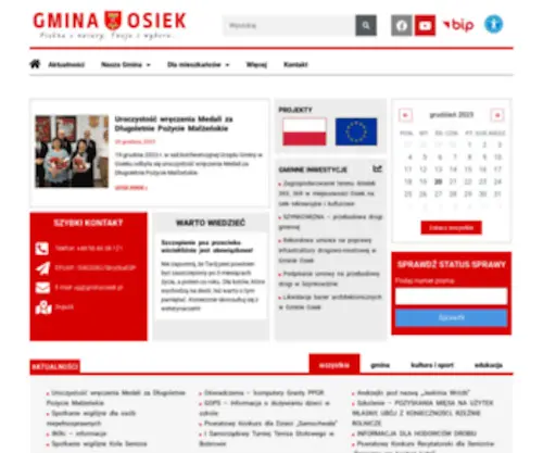 Gminaosiek.pl(Gminaosiek) Screenshot