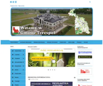 Gminaterespol.pl(Gmina Terespol) Screenshot