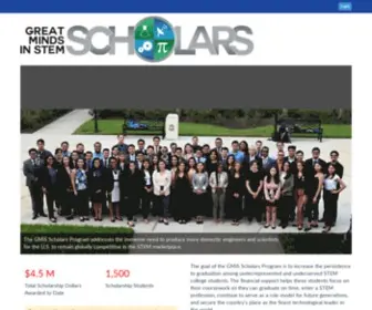 Gmis-Scholars.org(Great Minds in STEM Scholarships) Screenshot