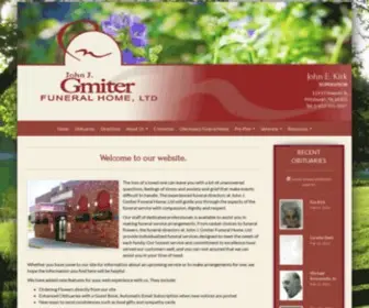 Gmiterfuneralhome.com(Gmiter Funeral Home) Screenshot