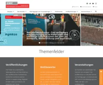 GMK-Net.de(Medienpädagogik) Screenshot