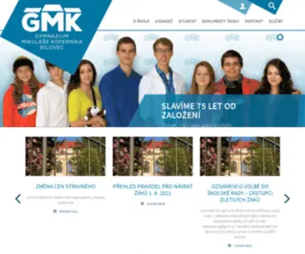 GMK.cz(Gymnázium Mikuláše Koperníka) Screenshot
