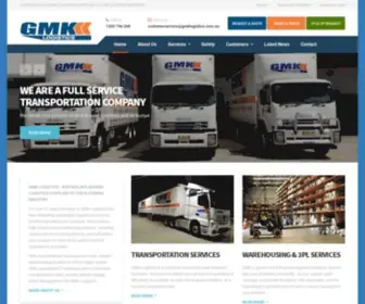 GMklogistics.com.au(GMK Logistics) Screenshot