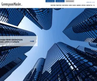 Gmlaw.com(Greenspoon Marder LLP) Screenshot