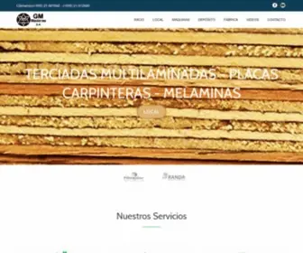 Gmmaderas.com.py(GM MADERAS) Screenshot