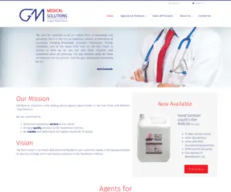 Gmmedical.co.za(Distributor of medical devices) Screenshot