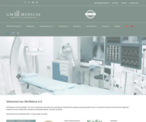 Gmmedical.dk(Medicinsk udstyr og forbrugsartikler) Screenshot