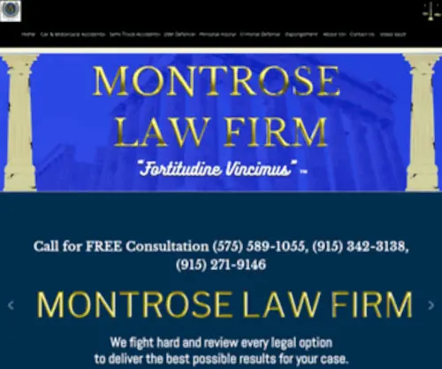 Gmontroselaw.com(Montrose Law Firm) Screenshot