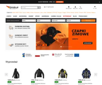 Gmoto.pl(Sklep motocyklowy: części motocyklowe) Screenshot