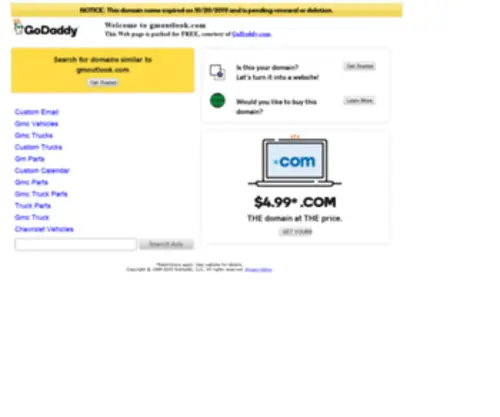 Gmoutlook.com(Green Mountain Outlook) Screenshot