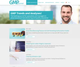 GMP-Journal.com(The GMP Journal publishes articles on current GMP trends and) Screenshot