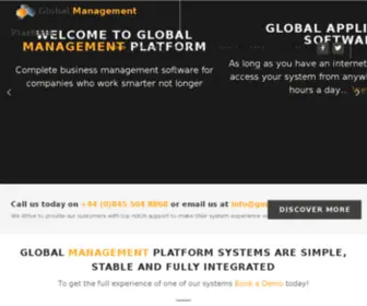 GMP-LTD.com(Global Management Platform) Screenshot