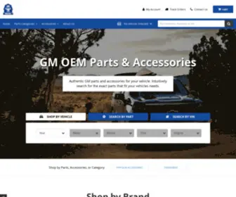 Gmpartsbarn.com(Shop OEM GM Parts & Accessories) Screenshot