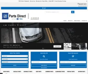 Gmpartsdirect.co(GM Parts Direct) Screenshot