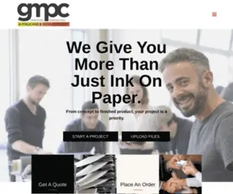 GMPCprinting.com(Northern New Jersey Printing Services) Screenshot