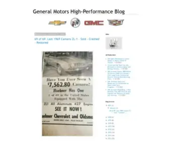 Gmpowerhouses.com(General Motors High) Screenshot