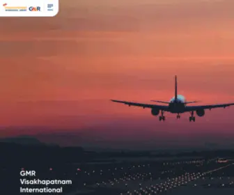 GMrvisakhapatnamairport.com(GMR Visakhapatnam International Airport) Screenshot