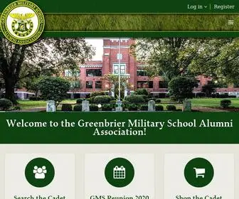 Gmsaa.org(The Greenbrier Military School Alumni Association) Screenshot