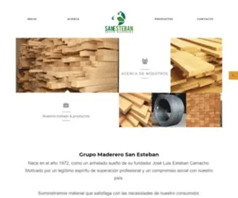 Gmsanesteban.com(Grupo Maderero San Esteban) Screenshot