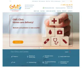 GMSclinic.com(A multidisciplinary medical & diagnostic center) Screenshot