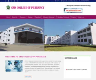 GMSCP.in(GMS College of Pharmacy) Screenshot