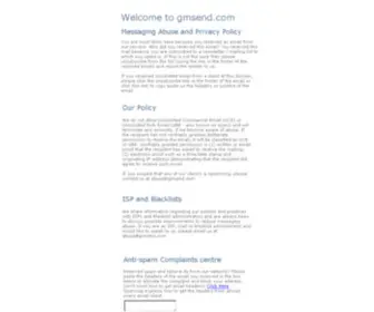 Gmsend.com(Gmsend) Screenshot