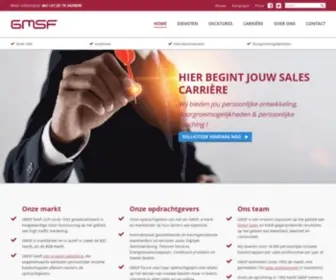 GMSF.nl(Direct Sales & Outsourcing Marketing) Screenshot