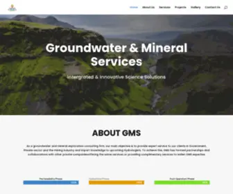 GMsgeoscience.com(Groundwater & Mineral Services) Screenshot