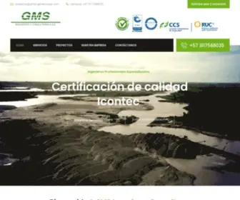 Gmsingenierossas.com(Gms Ingenieros SAS) Screenshot