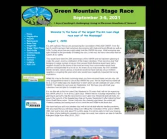 GMSR.info(Green Mountain Stage Race) Screenshot