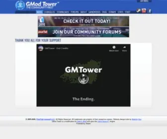 Gmtower.org(GMod Tower) Screenshot