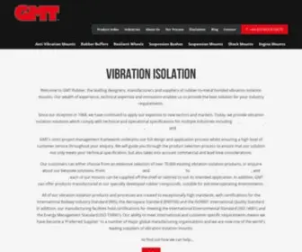 GMtrubber.com(The UK's Leading Vibration Isolation Specialists) Screenshot