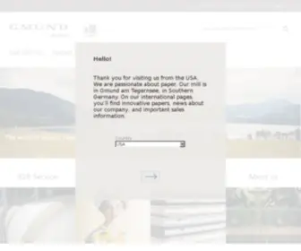 Gmund.com(Gmund Papier) Screenshot