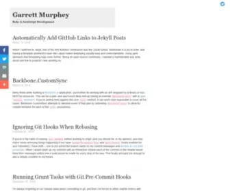 Gmurphey.com(Garrett Murphey) Screenshot