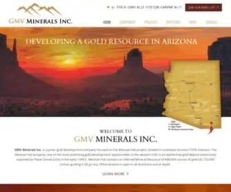 GMvminerals.com(GMV Minerals Inc) Screenshot